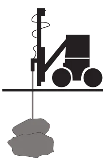 Silhouette of traditional oil pump jack.