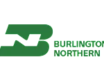 Burlington Northern Railroad logo on white background.