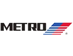 MetroPCS logo with red and blue stripes.