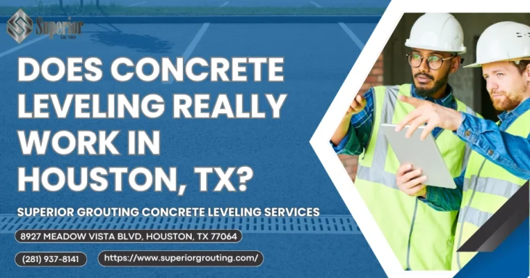 Does Concrete Leveling Really Work in Houston, TX?