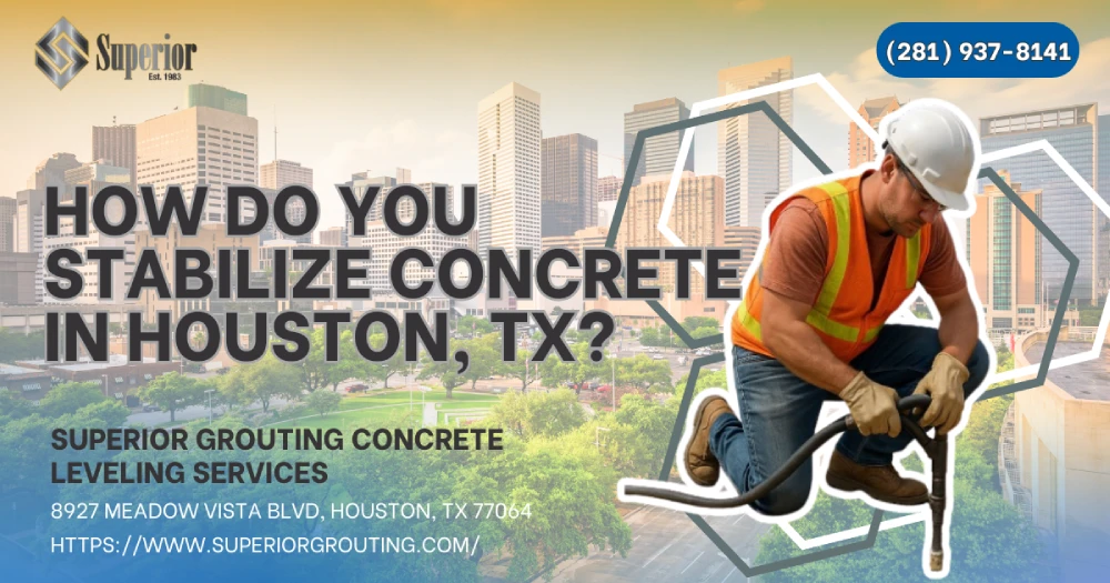 How Do You Stabilize Concrete in Houston, TX?