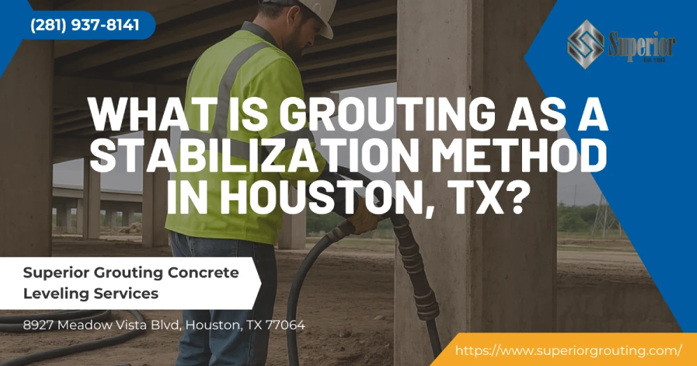 What Is Grouting as a Stabilization Method in Houston, TX?