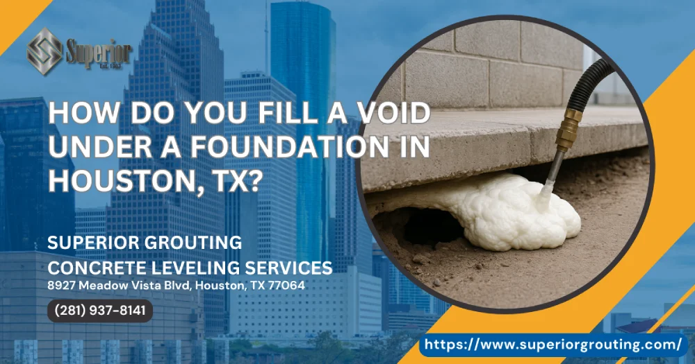 How Do You Fill A Void Under A Foundation in Houston, TX IMG