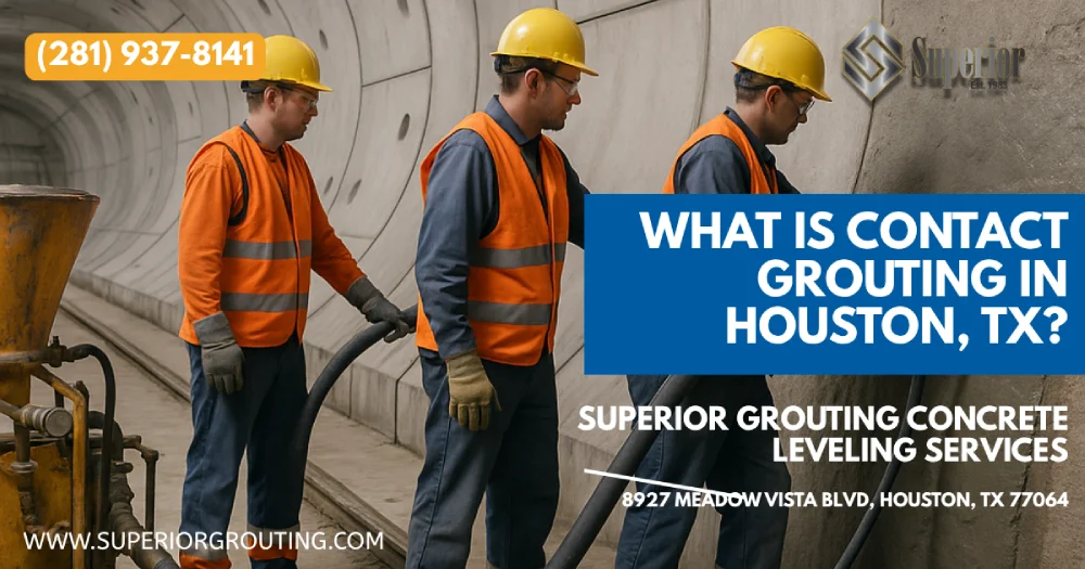 Contact grouting services in Houston, TX.