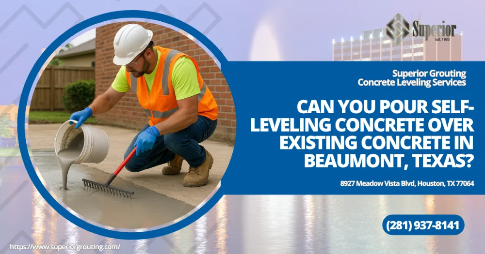 Can You Pour Self-Leveling Concrete Over Existing Concrete in Beaumont, Texas IMG