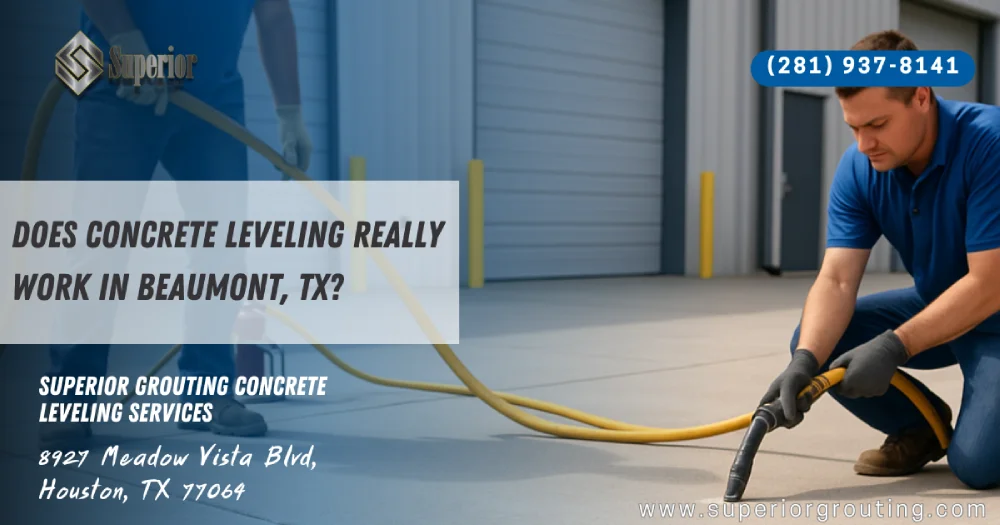 Does Concrete Leveling Really Work in Beaumont, TX IMG