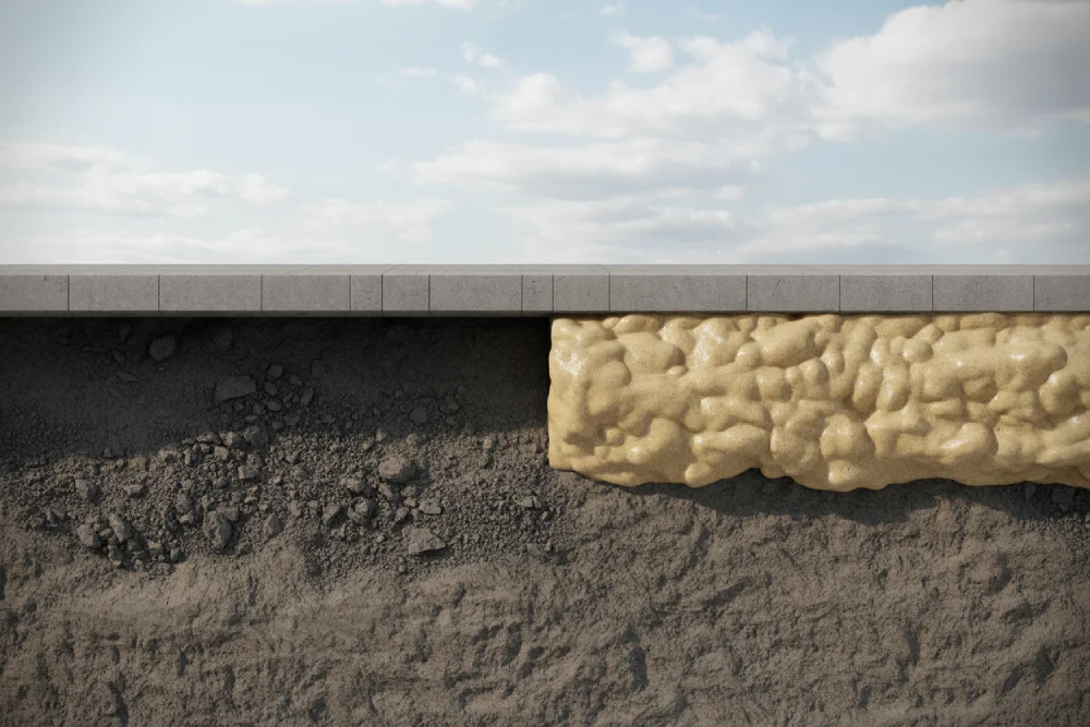 How Cellular Grout Reduces Loads on Weak Soils