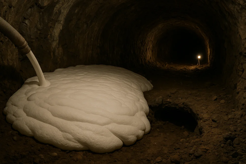 Why Cellular Grout Is Ideal for Abandoned Pipe and Tunnel Backfill