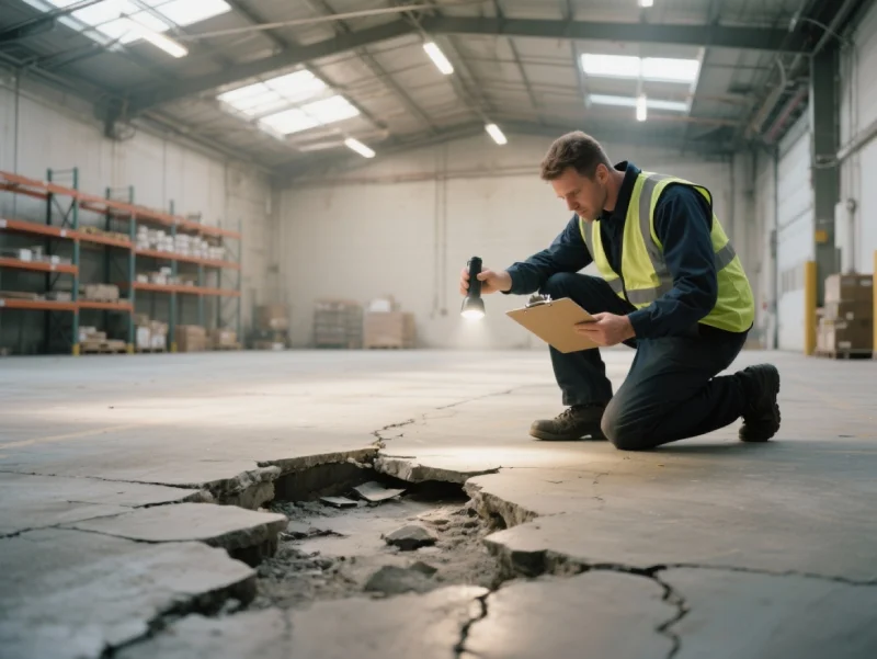 How to Evaluate Repair Options for Sunken Warehouse Floors