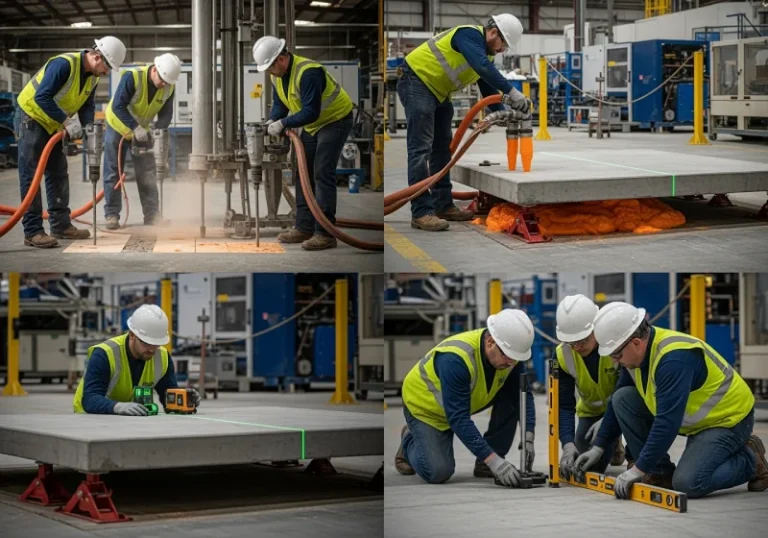 Step-by-Step Process for Lifting and Stabilizing Industrial Slabs
