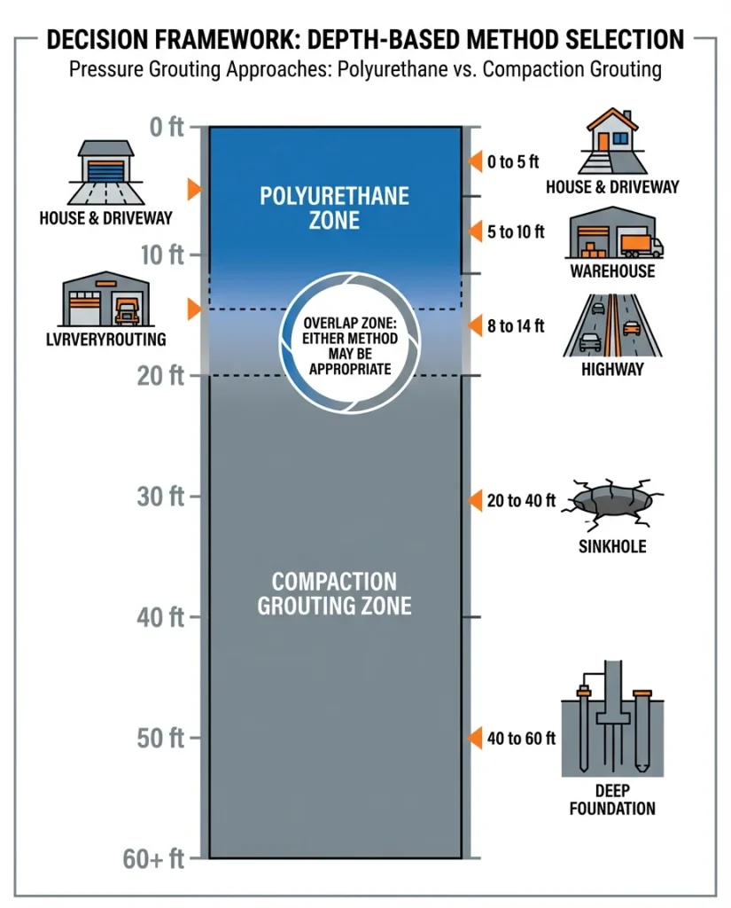 depth-range-comparison-polyurethane-versus-compaction-grouting-vector