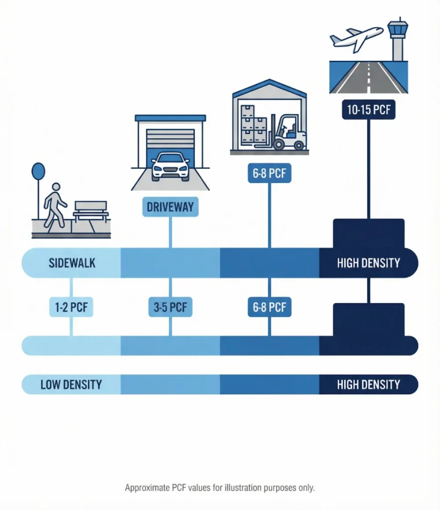 foam-density-spectrum-by-project-type-vector-illustration