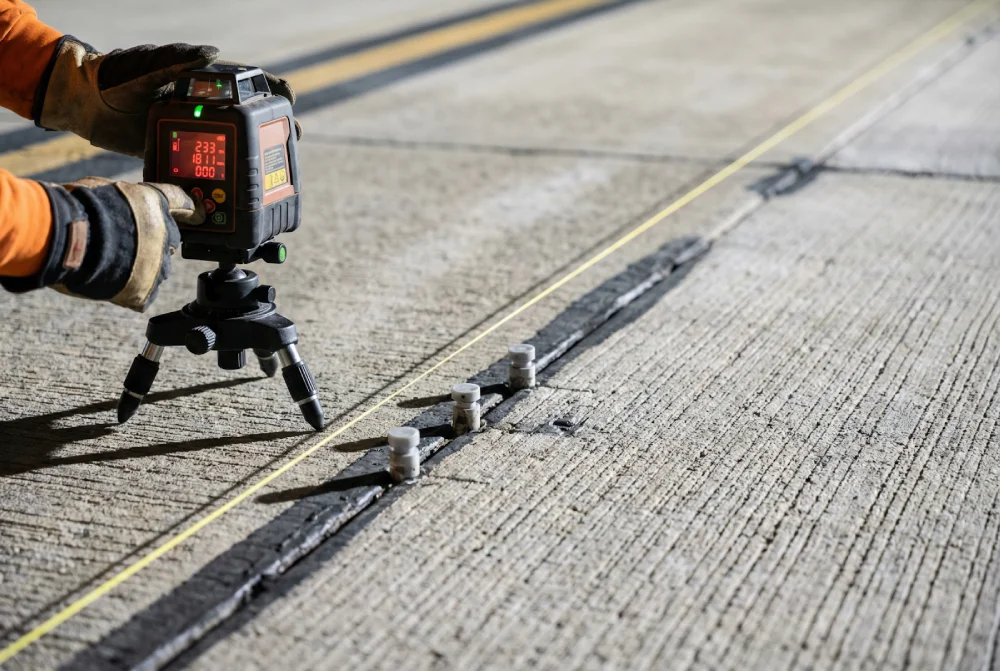 laser-monitoring-device-and-injection-ports-on-airport-runway-surface