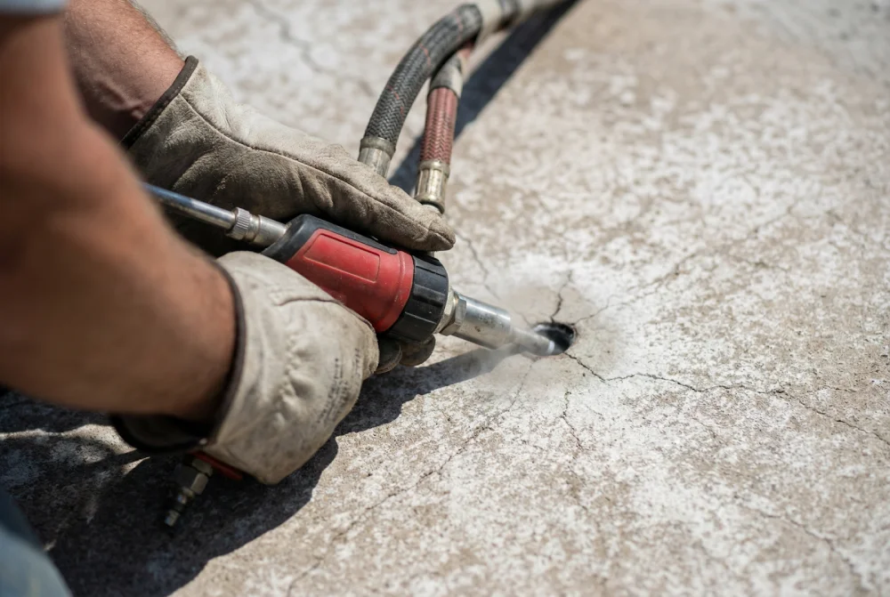 technician-injecting-polyurethane-foam-through-port-in-concrete-slab