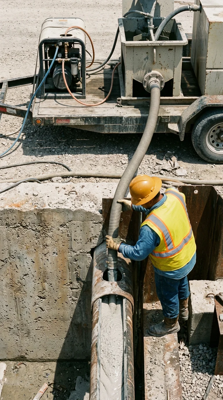Orange - Cellular Grouting