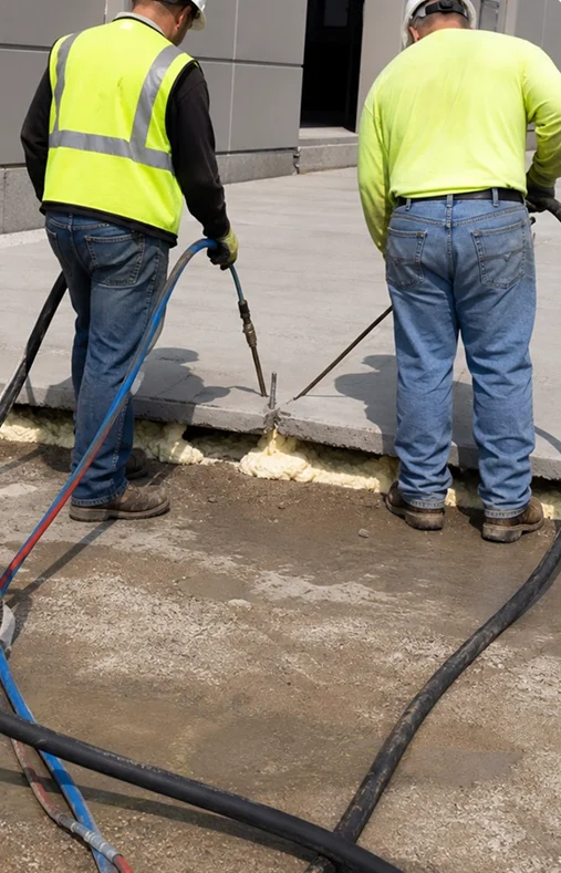 Orange Concrete Leveling
