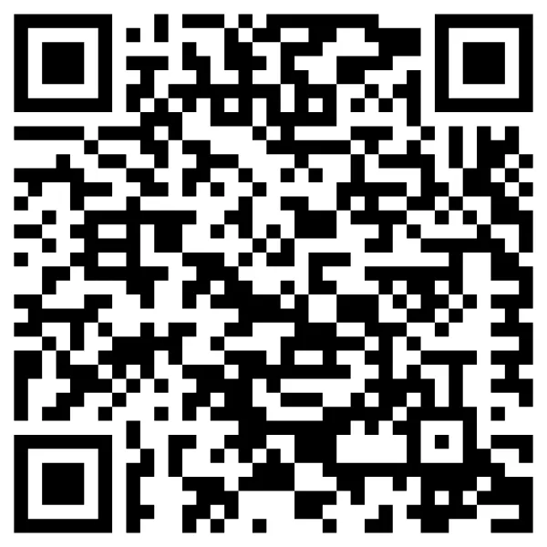 Black and white QR code square