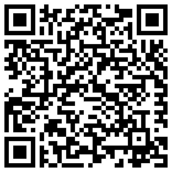Black and white QR code square